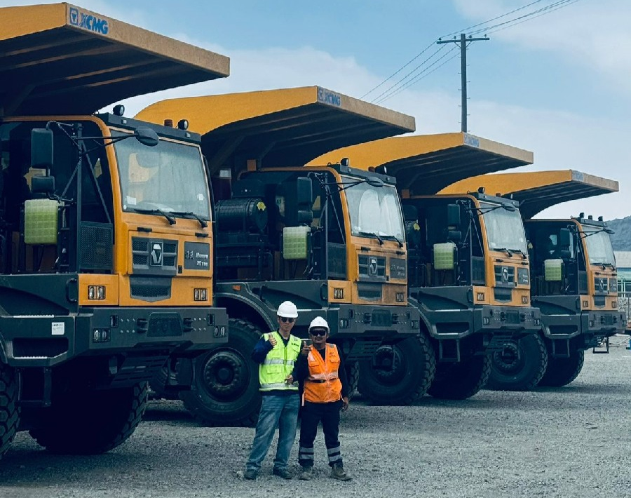 50台XG110矿卡为安第斯山脉注入888电子动能