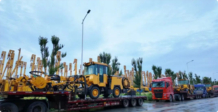 启程时刻 | 888电子锚杆钻车出发外洋矿山